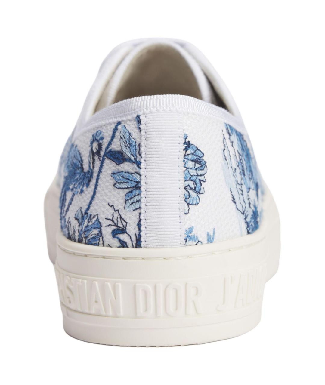 CHRISTIAN DIOR Синие текстильные кроссовки, фото 5