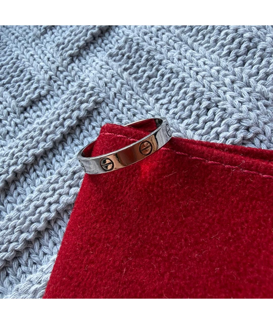 CARTIER Серебряное кольцо из белого золота, фото 6