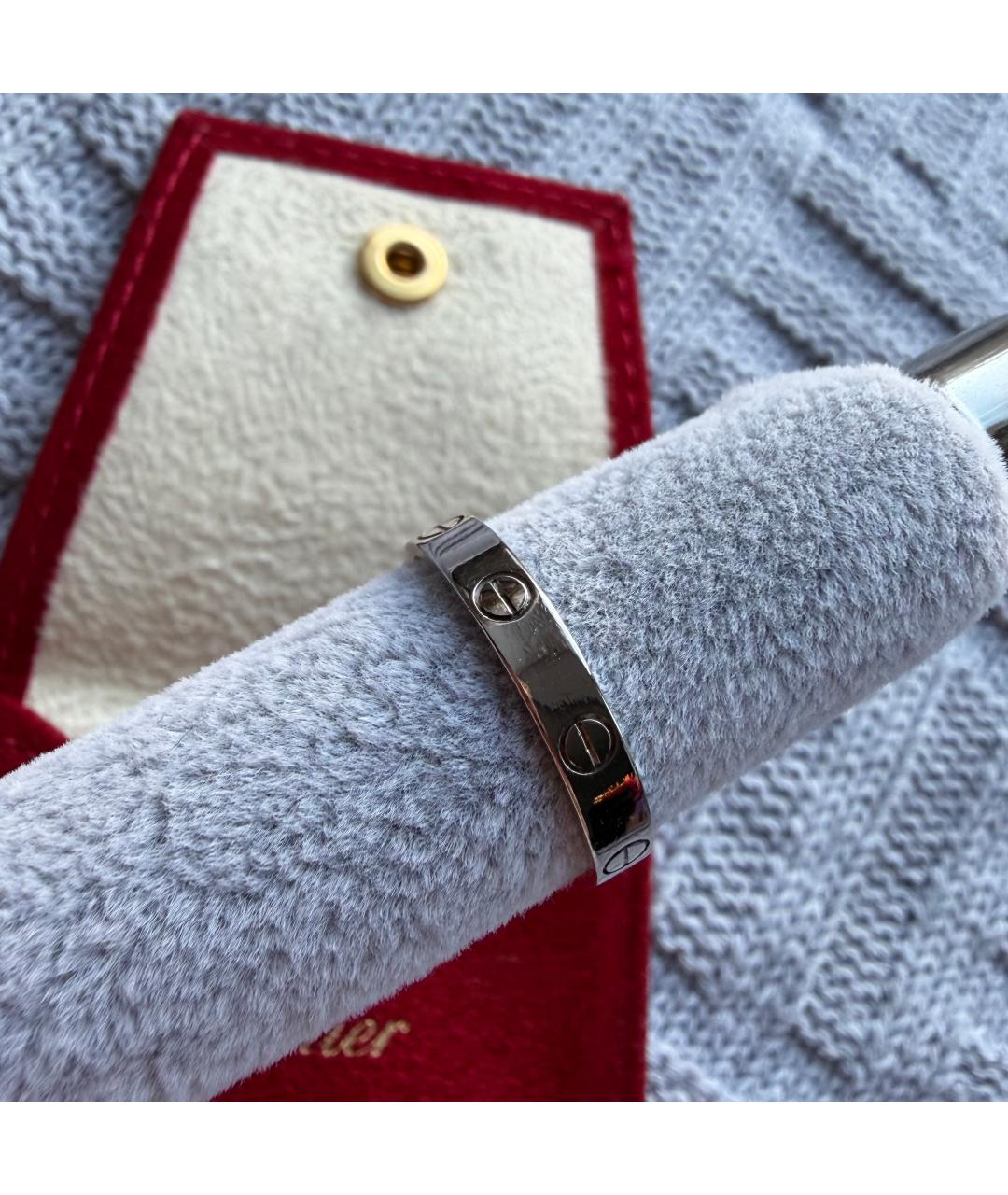 CARTIER Серебряное кольцо из белого золота, фото 5