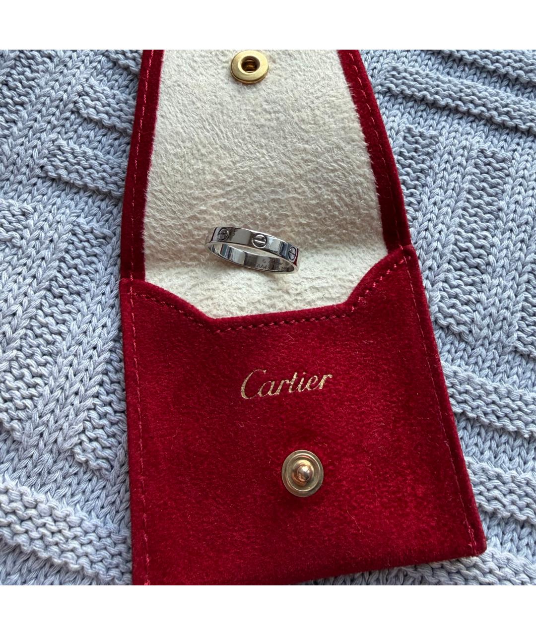 CARTIER Серебряное кольцо из белого золота, фото 3