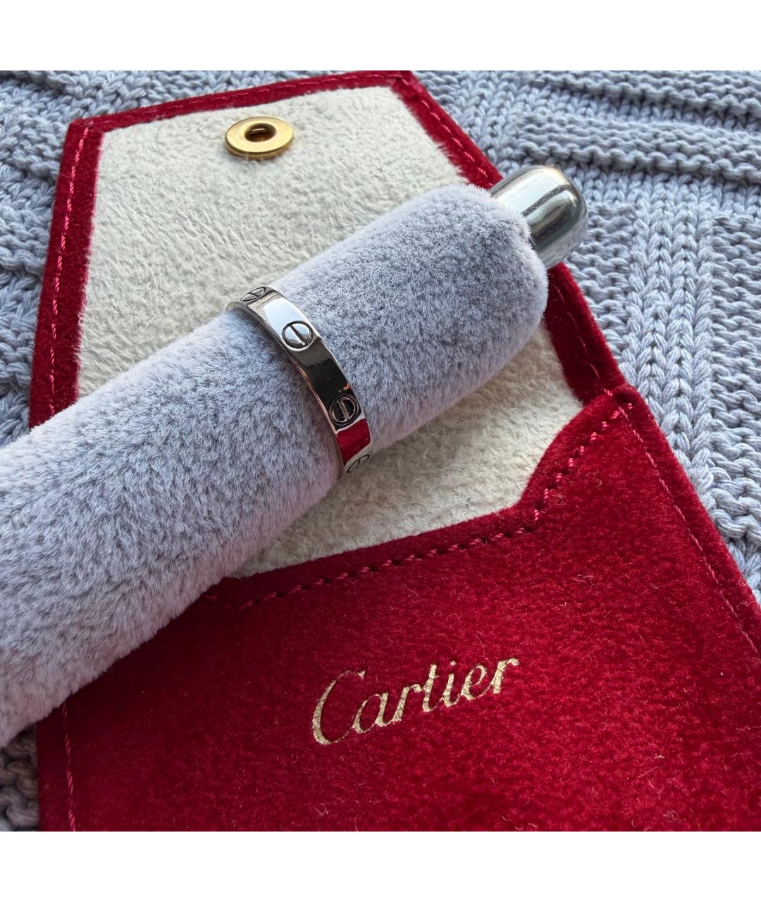 CARTIER Серебряное кольцо из белого золота, фото 2