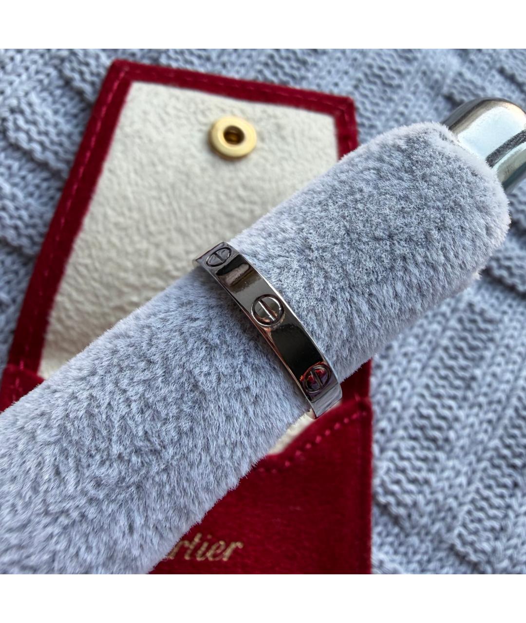 CARTIER Серебряное кольцо из белого золота, фото 4