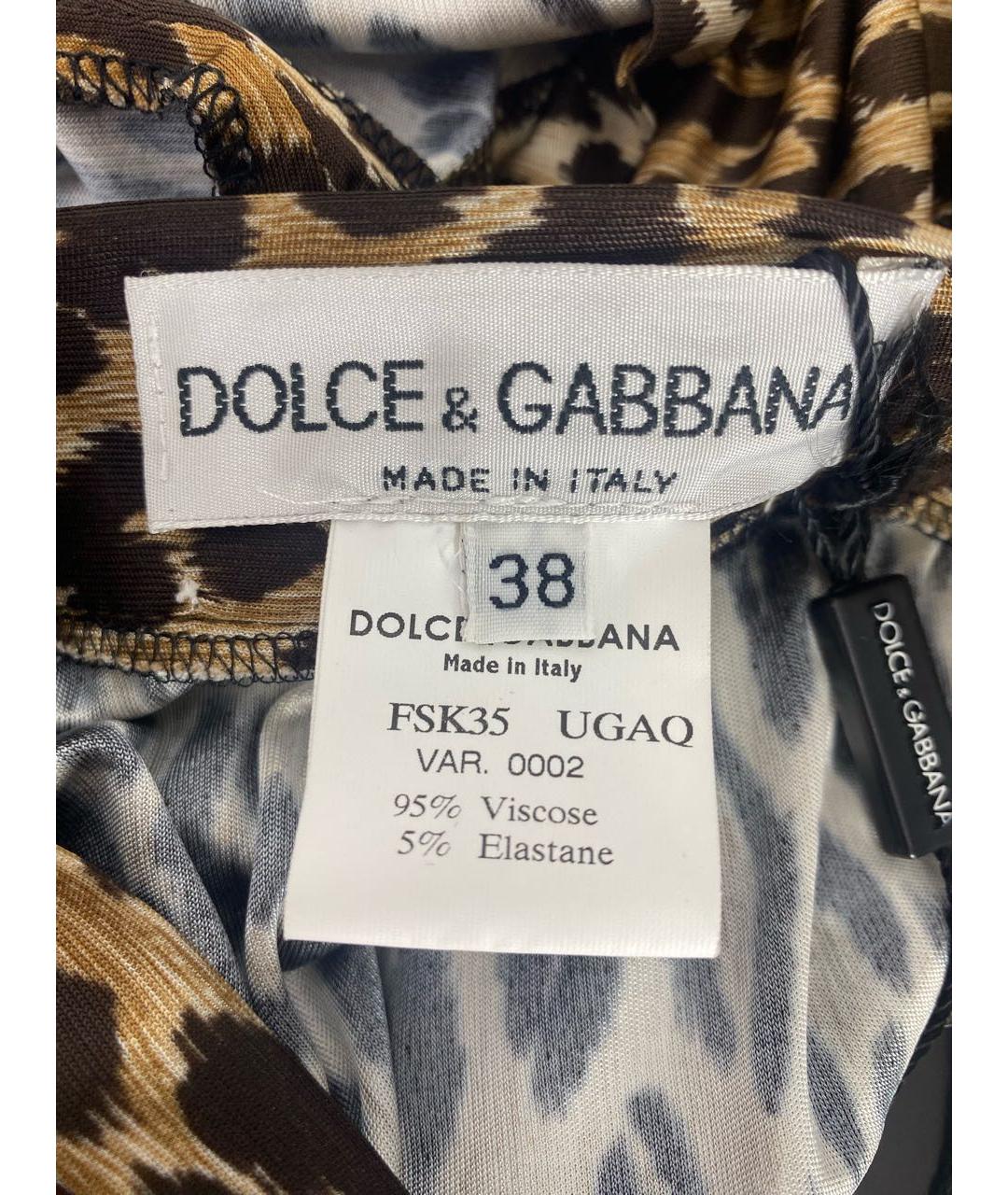 DOLCE&GABBANA Вискозная юбка мини, фото 6