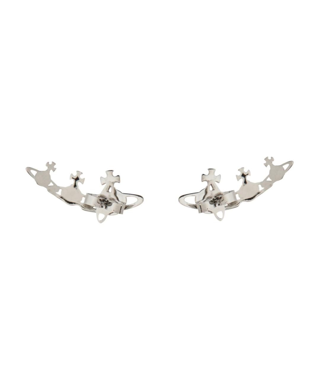 VIVIENNE WESTWOOD Серебряные металлические серьги, фото 2