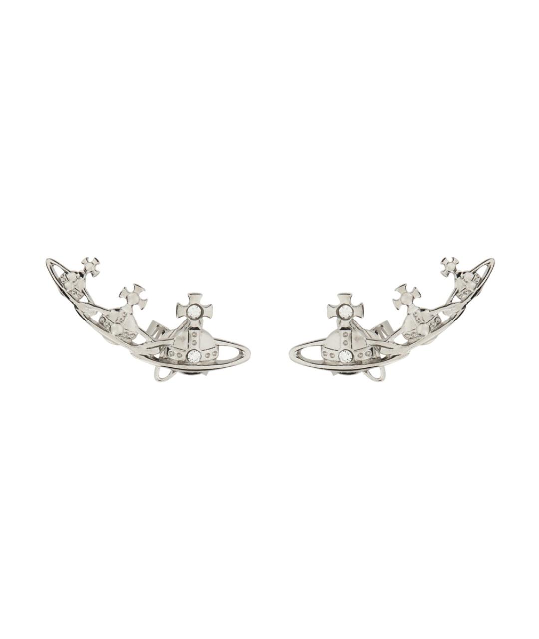 VIVIENNE WESTWOOD Серебряные металлические серьги, фото 1