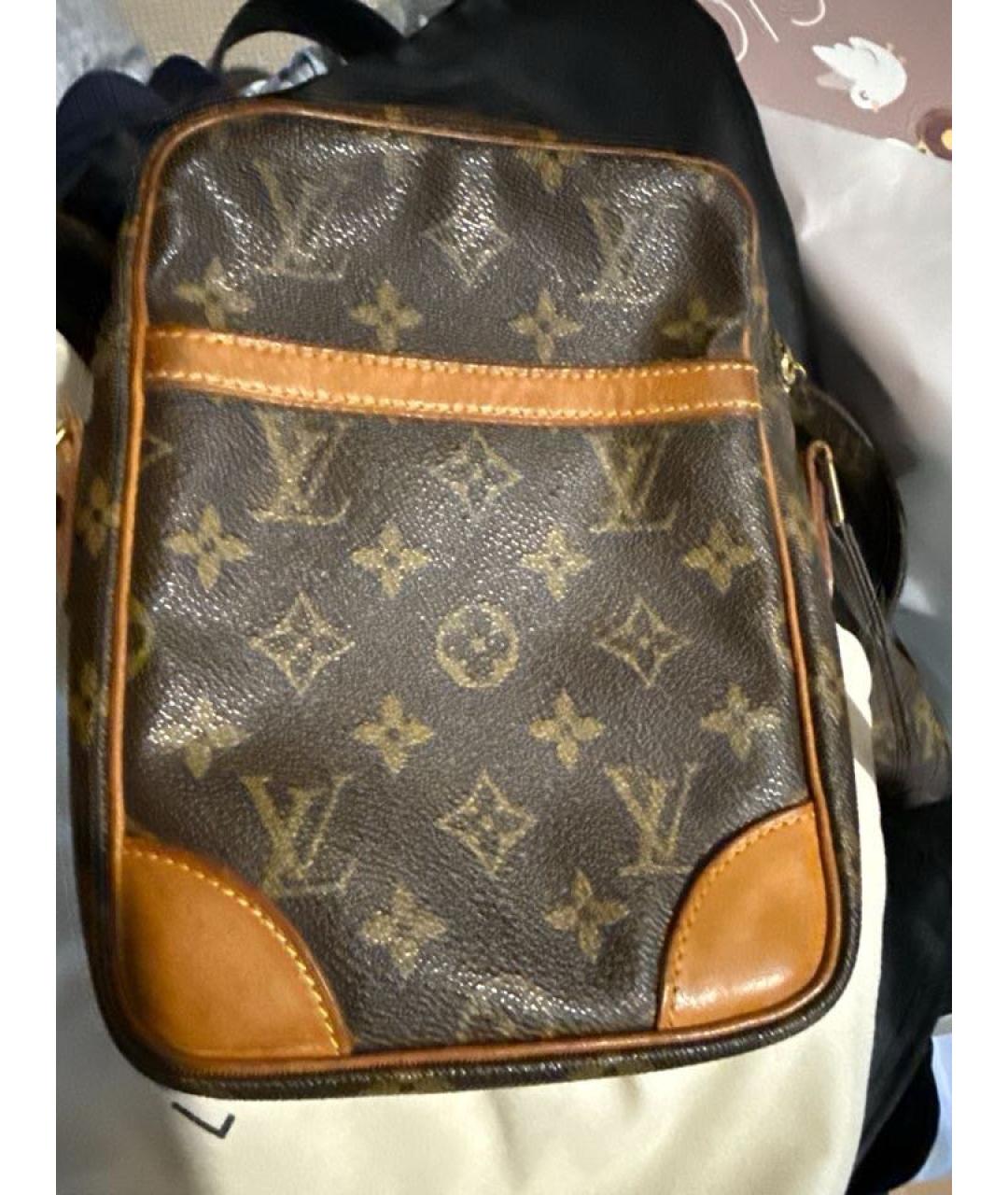 LOUIS VUITTON Коричневая сумка на плечо, фото 9