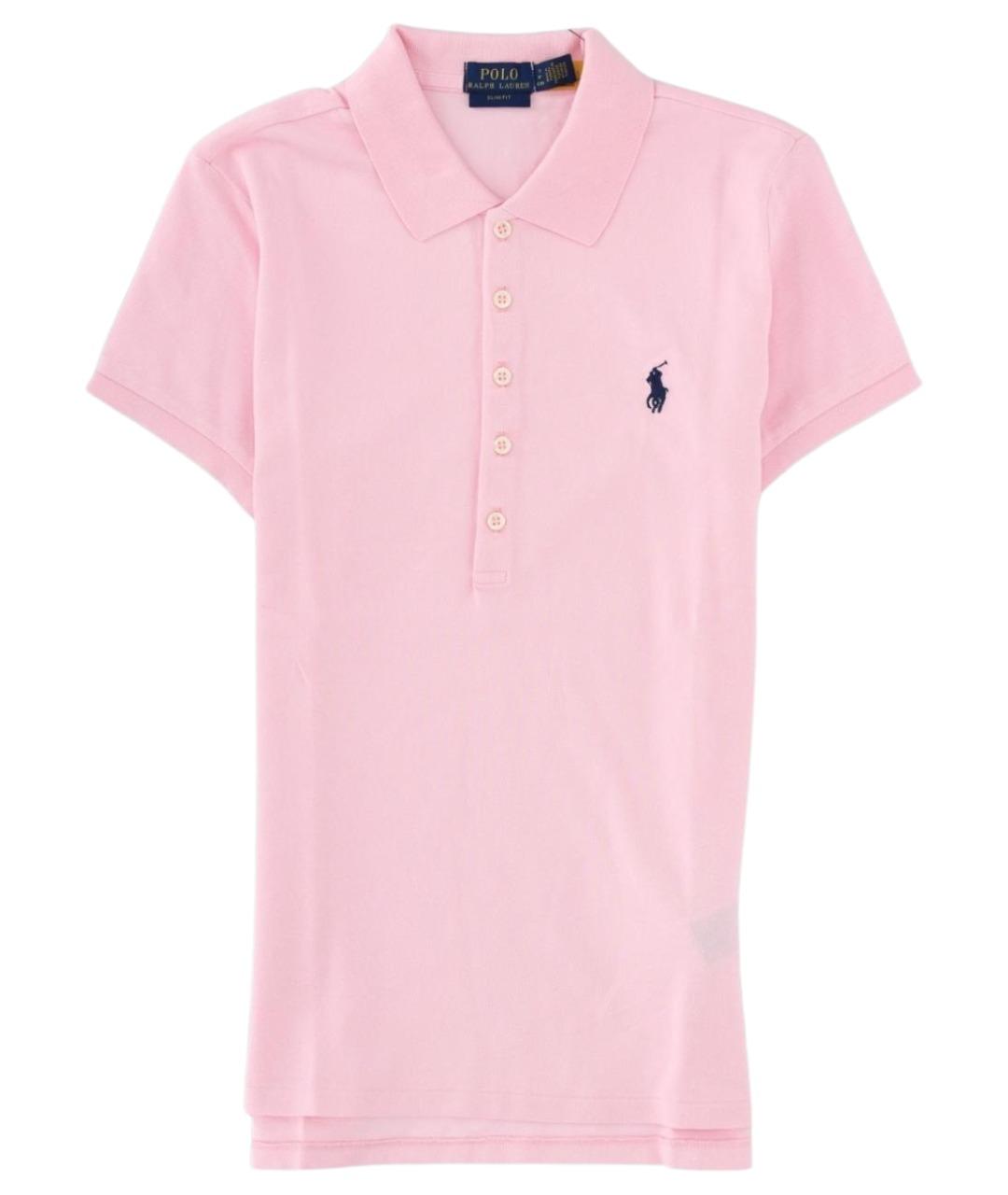POLO RALPH LAUREN Розовая хлопковая футболка, фото 1