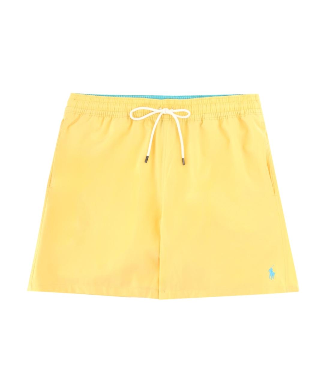 POLO RALPH LAUREN Желтые полиэстеровые плавки, фото 1