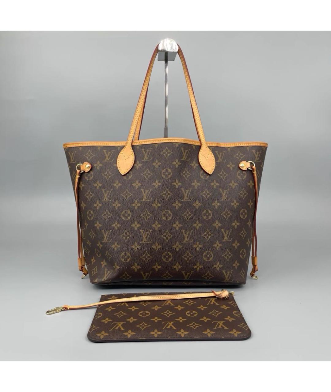 LOUIS VUITTON Коричневая сумка тоут, фото 8