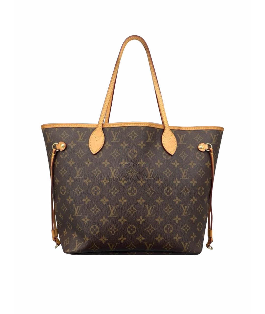 LOUIS VUITTON Коричневая сумка тоут, фото 1