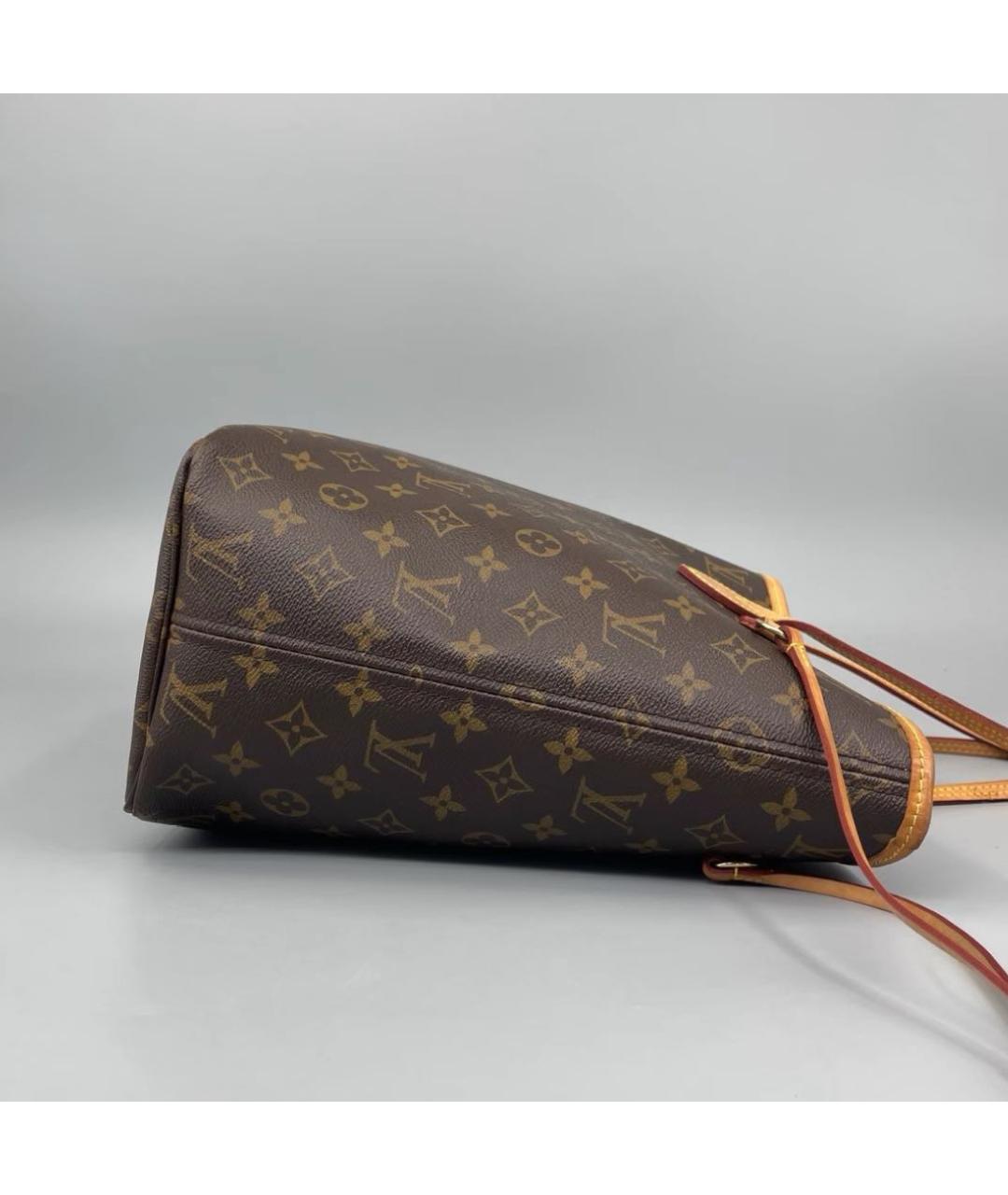 LOUIS VUITTON Коричневая сумка тоут, фото 6