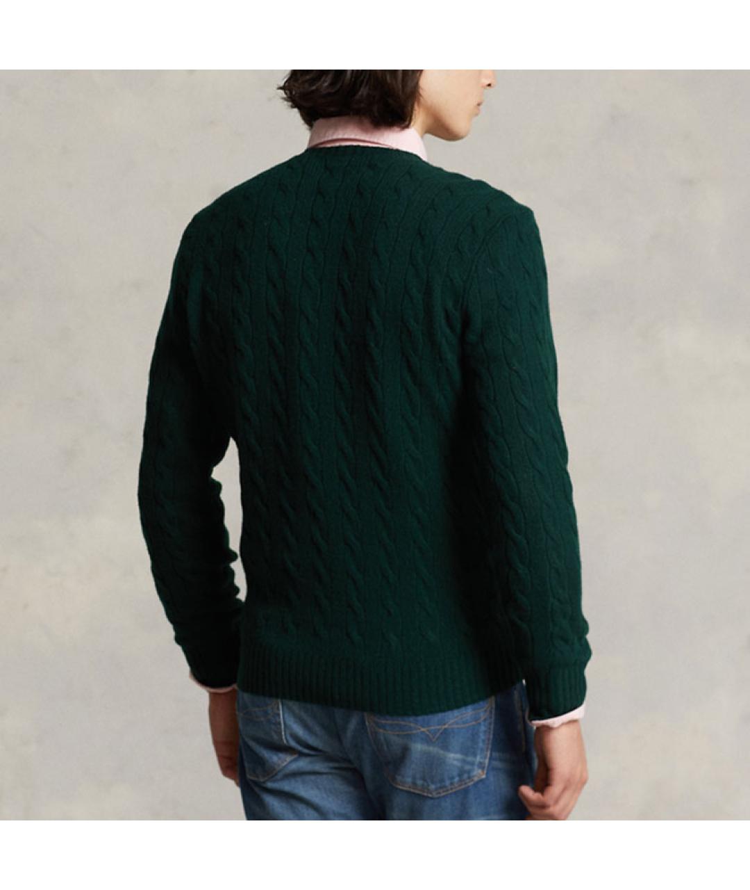 POLO RALPH LAUREN Зеленый джемпер / свитер, фото 4
