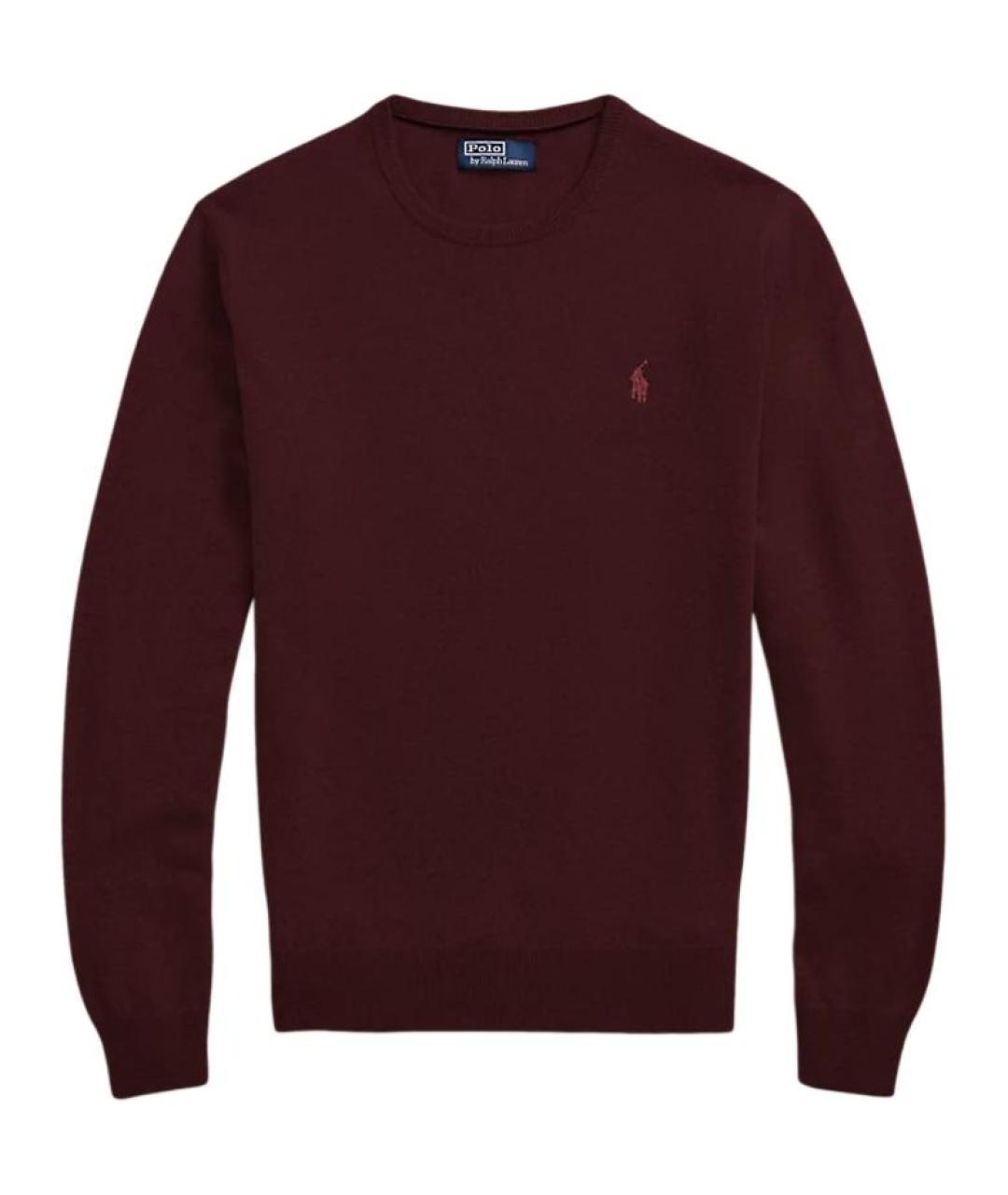 POLO RALPH LAUREN Бордовый джемпер / свитер, фото 1
