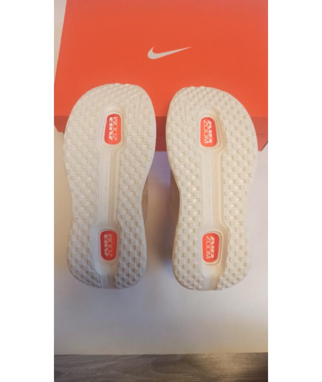 NIKE Белые синтетические кроссовки, фото 8