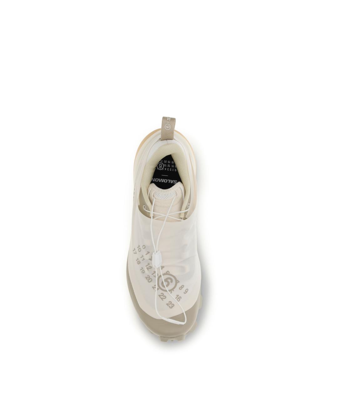 MM6 MAISON MARGIELA Бежевые синтетические кроссовки, фото 4