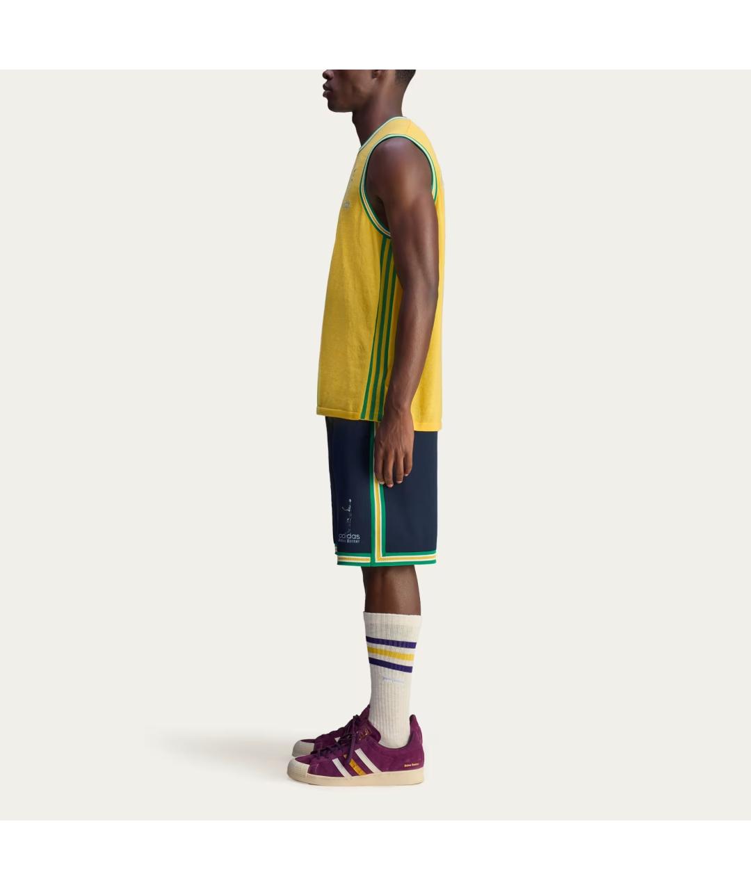 ADIDAS Желтая майка, фото 5