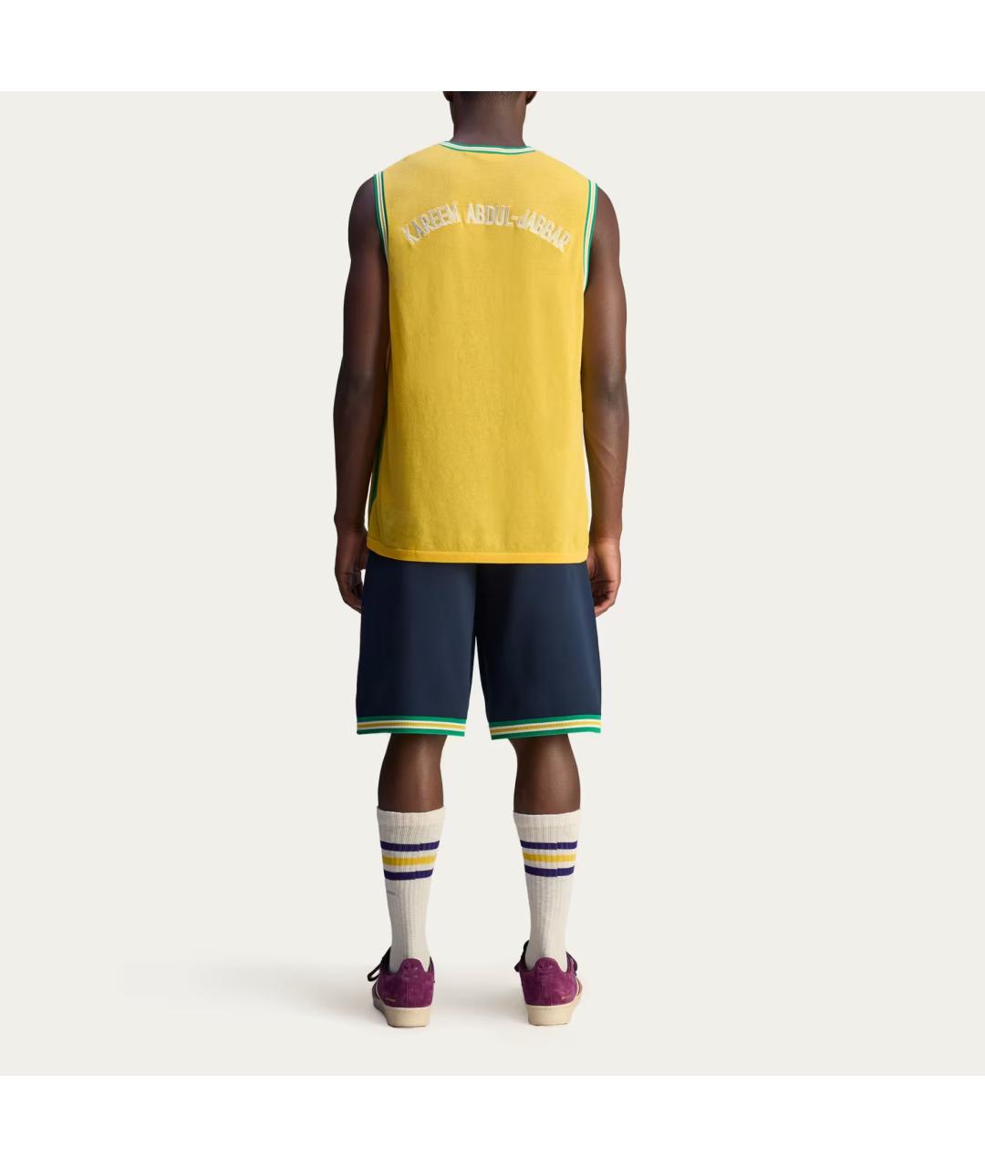ADIDAS Желтая майка, фото 4