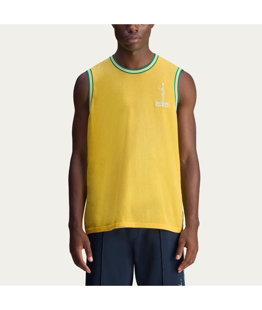 ADIDAS Желтая майка, фото 3