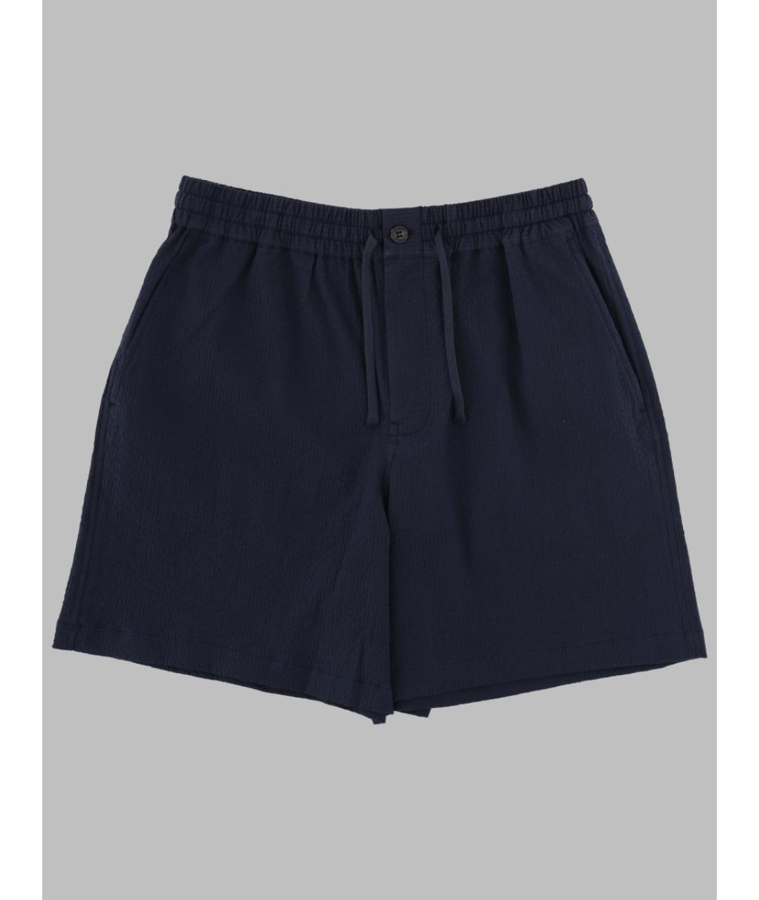 MAISON KITSUNE Синие хлопковые шорты, фото 3