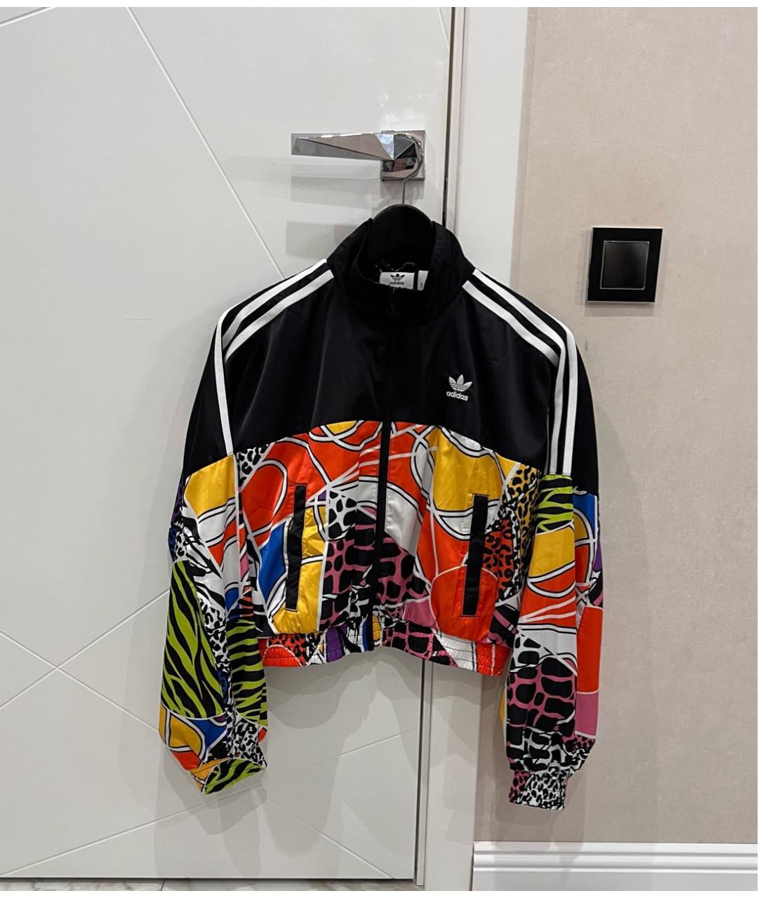 ADIDAS Черный полиэстеровый костюм с брюками, фото 6