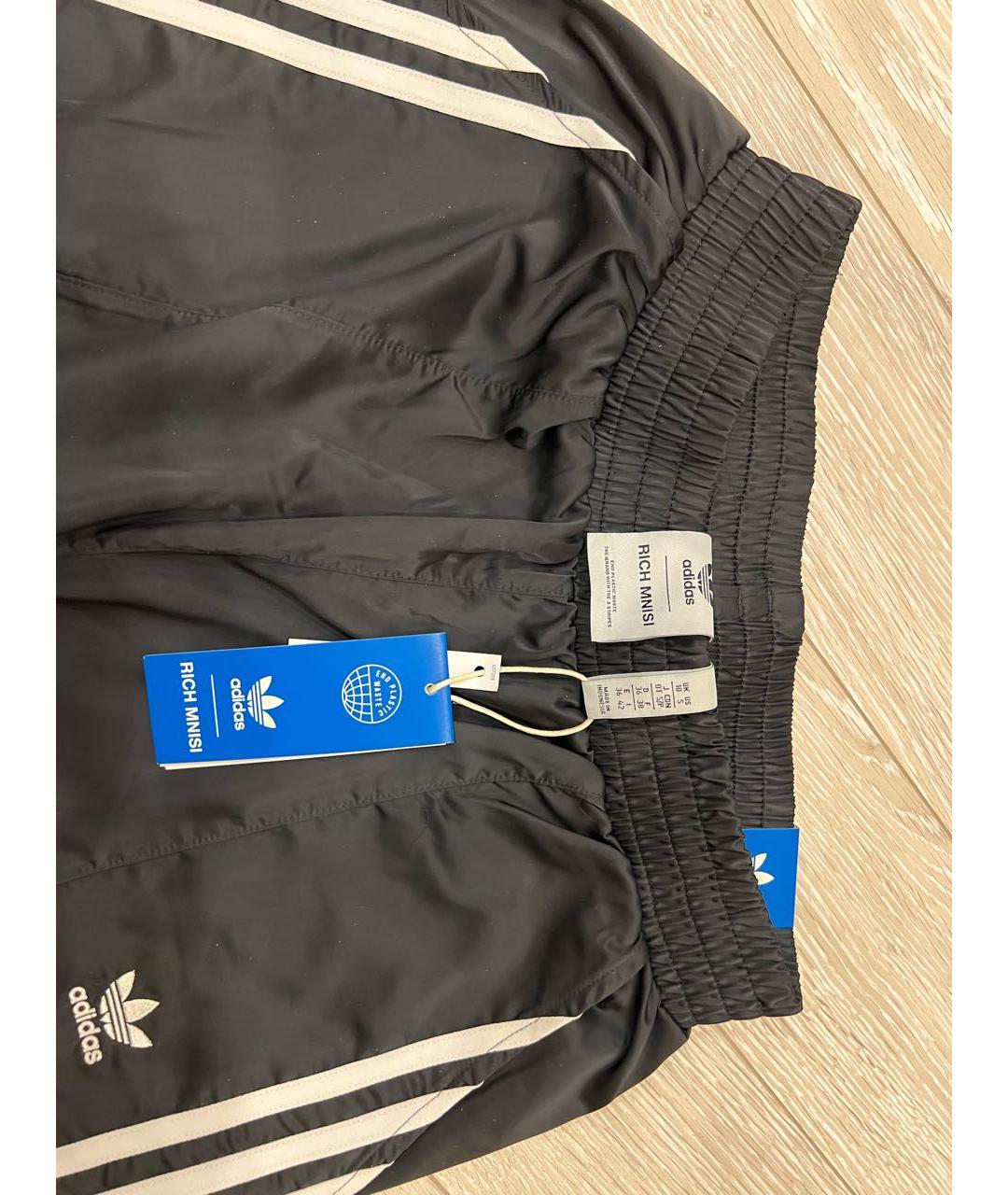 ADIDAS Черный полиэстеровый костюм с брюками, фото 3