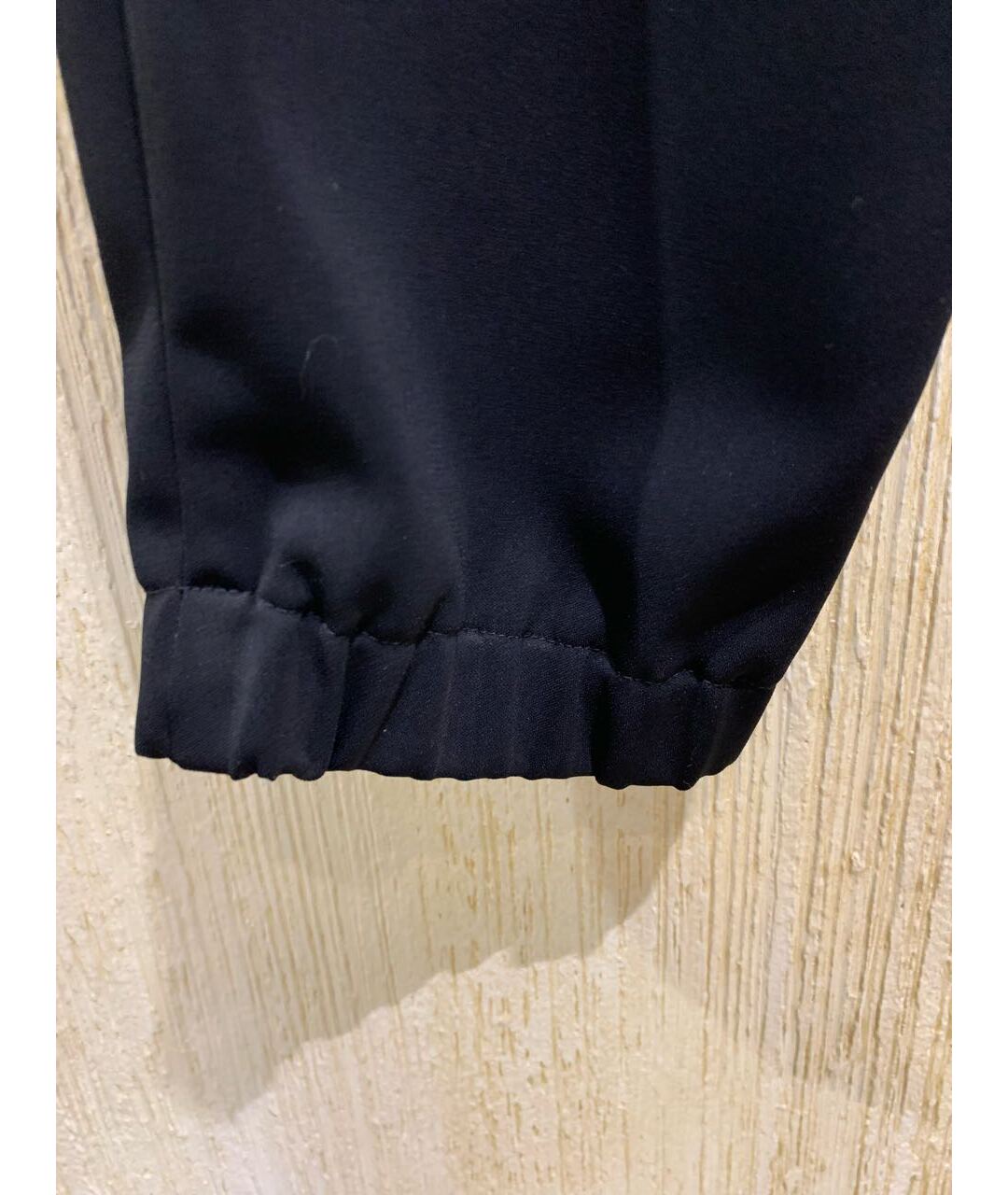 MARIA GRAZIA SEVERI Черные полиэстеровые прямые брюки, фото 5