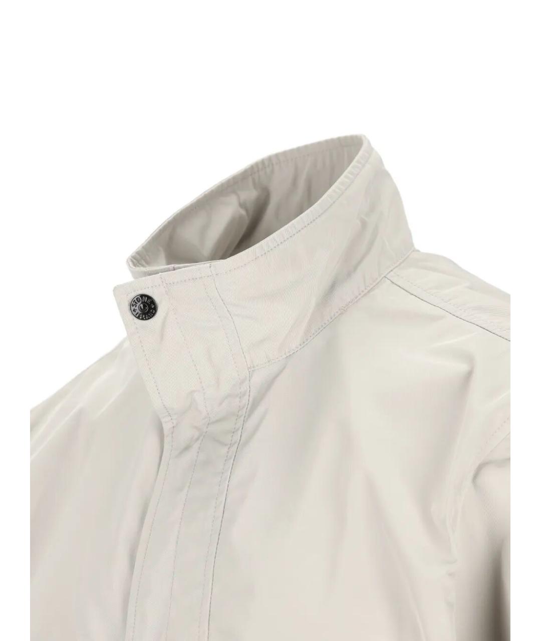 STONE ISLAND Серая полиэстеровая куртка, фото 4