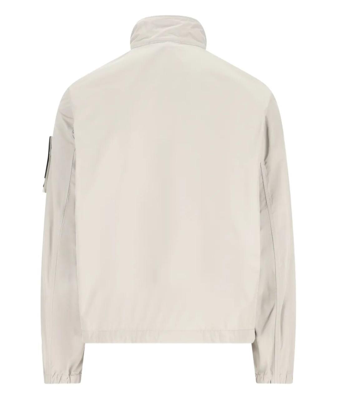 STONE ISLAND Серая полиэстеровая куртка, фото 2