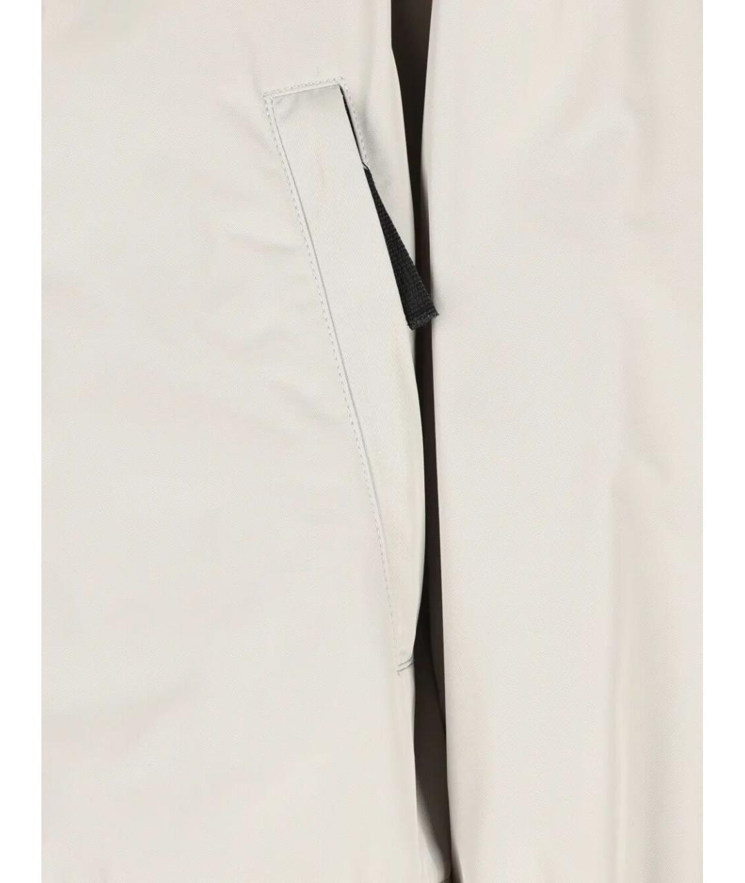 STONE ISLAND Серая полиэстеровая куртка, фото 3