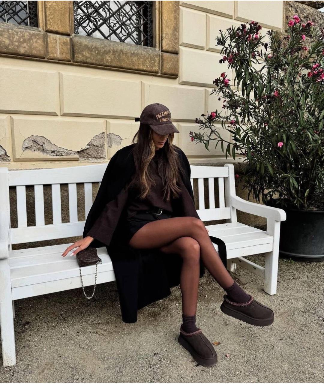 UGG AUSTRALIA Коричневые замшевые полусапоги, фото 4
