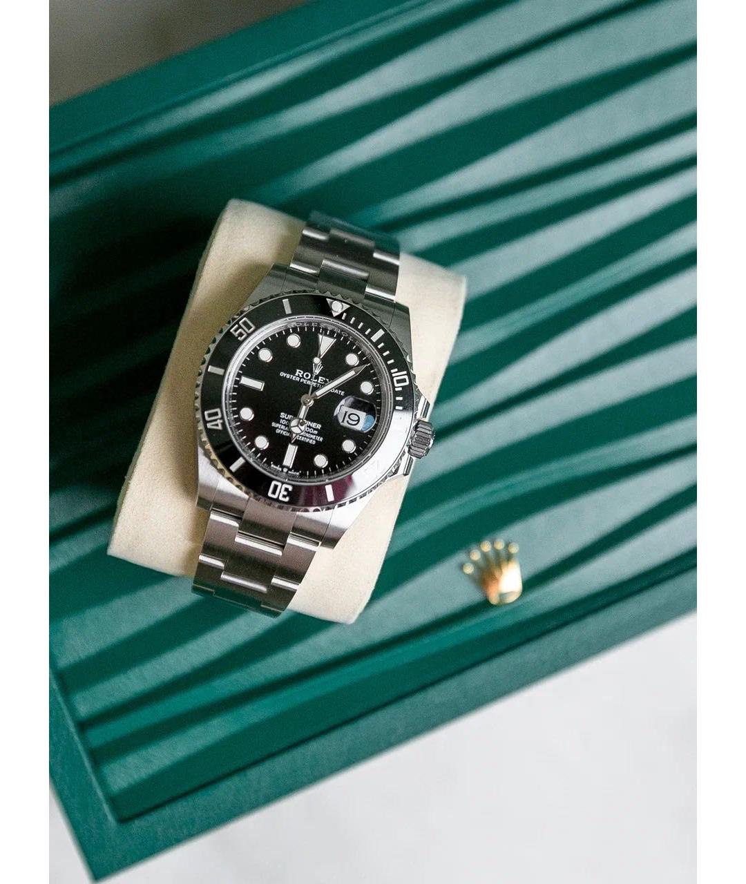 ROLEX Серебряные часы, фото 6