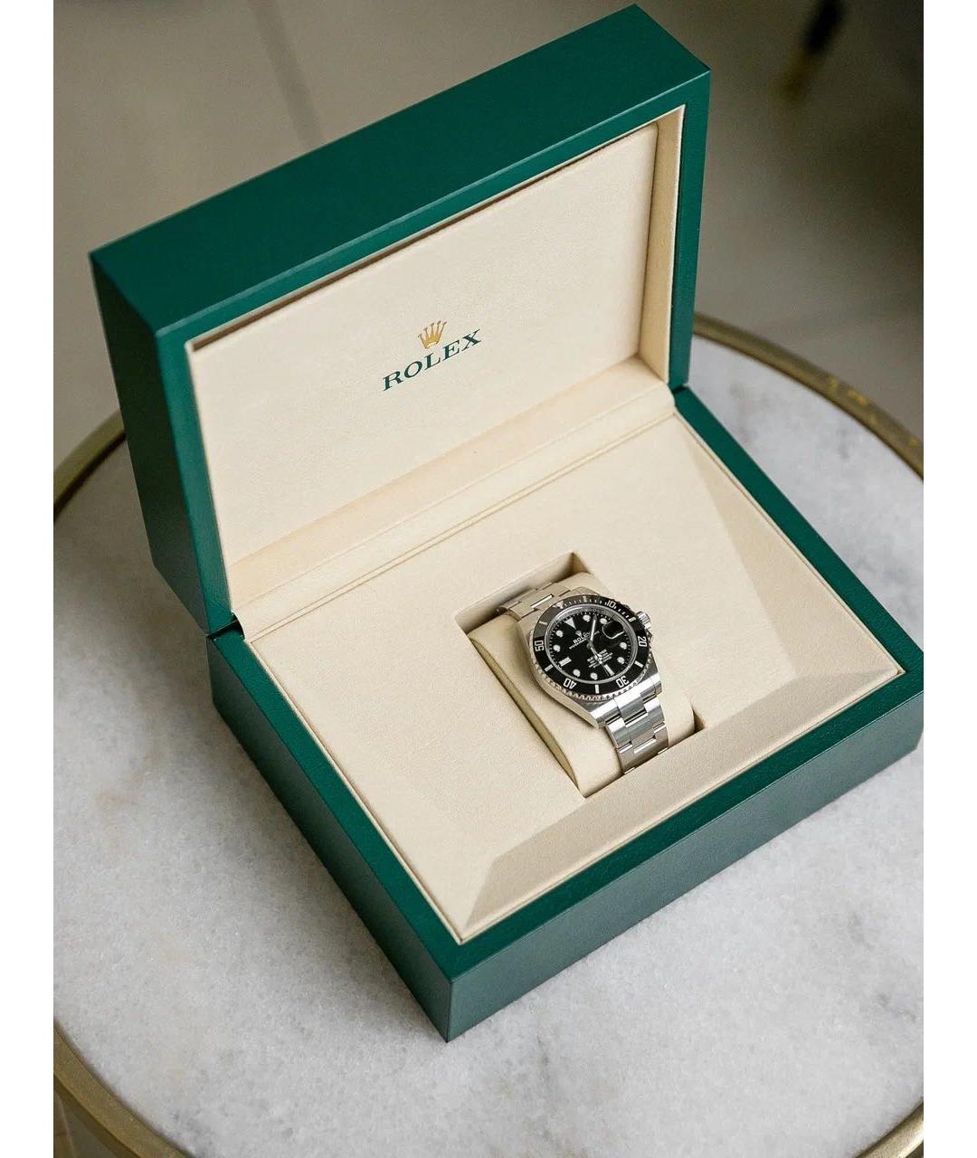 ROLEX Серебряные часы, фото 5