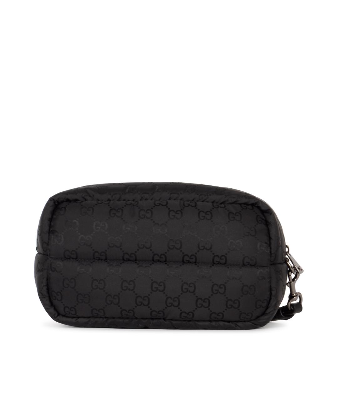 GUCCI Черная тканевая косметичка, фото 3