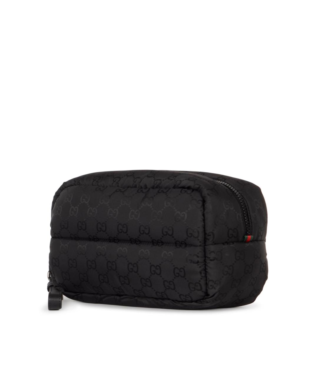 GUCCI Черная тканевая косметичка, фото 2