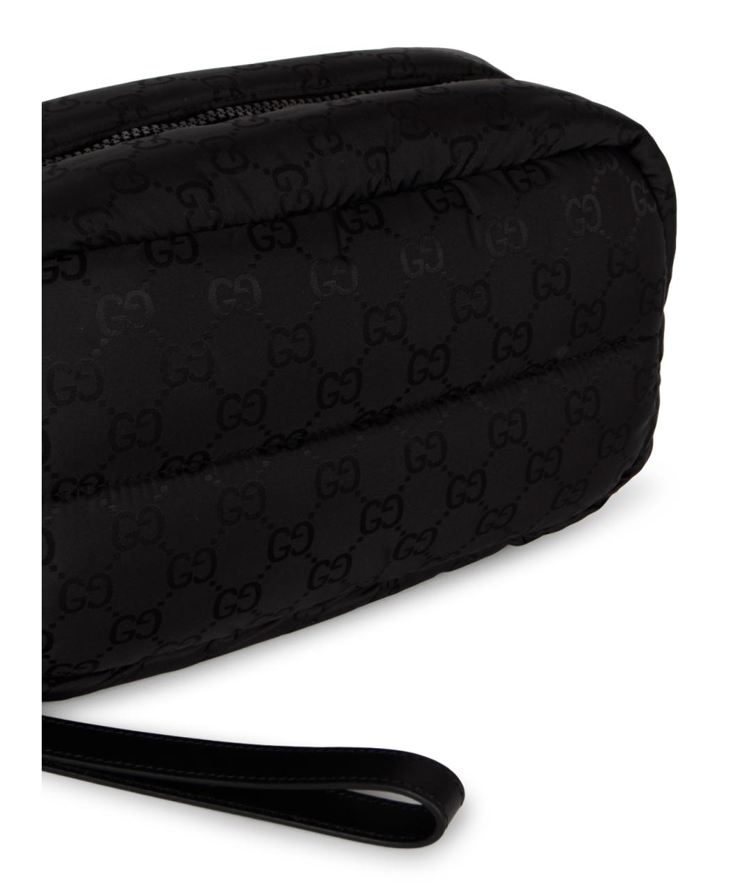 GUCCI Черная тканевая косметичка, фото 4