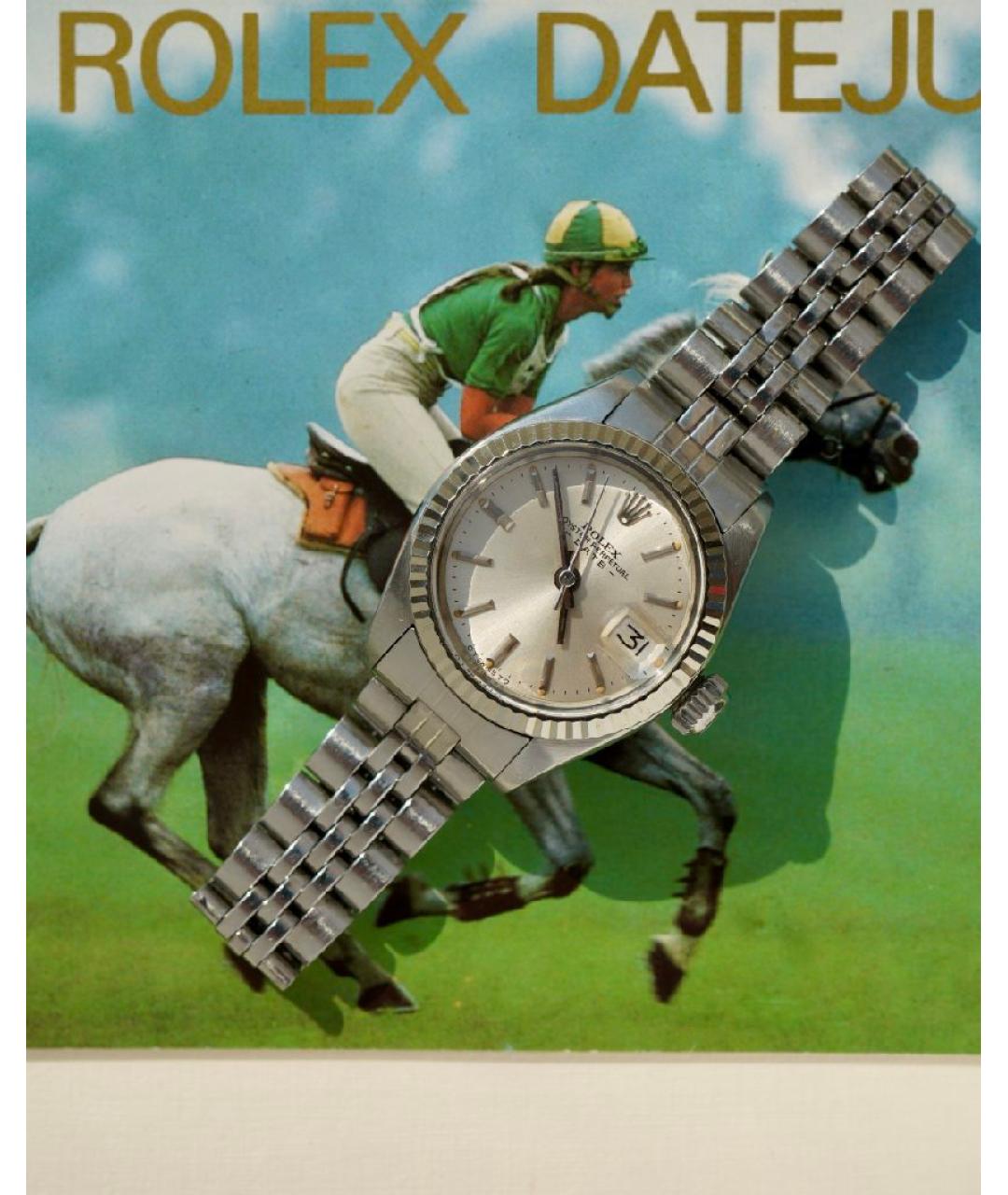 ROLEX Серебряные часы, фото 6