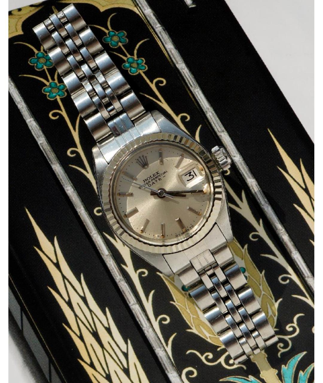 ROLEX Серебряные часы, фото 5