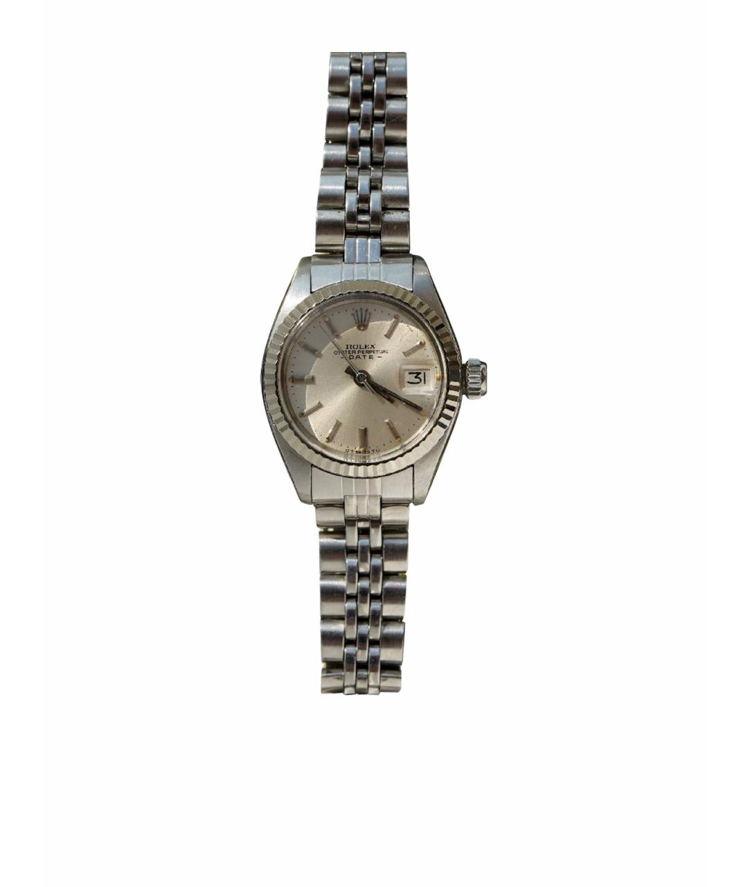 ROLEX Серебряные часы, фото 1