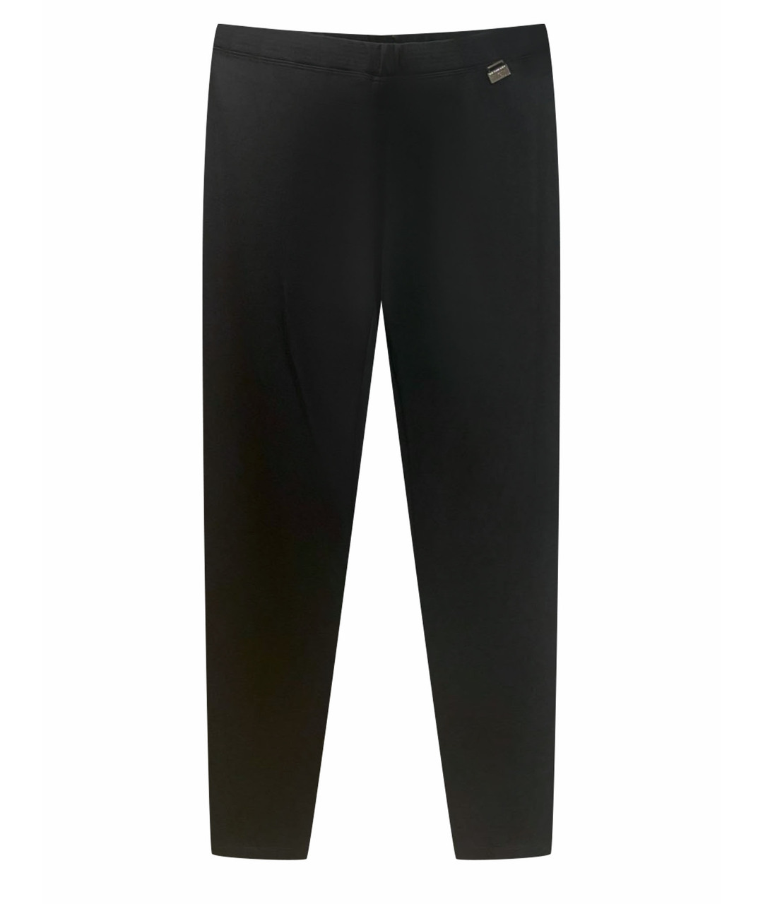 MARIA GRAZIA SEVERI Черные вискозные брюки узкие, фото 1