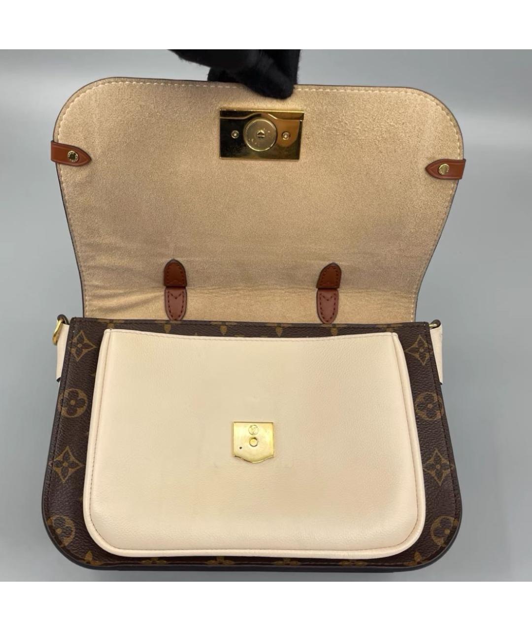 LOUIS VUITTON Коричневая сумка с короткими ручками, фото 8