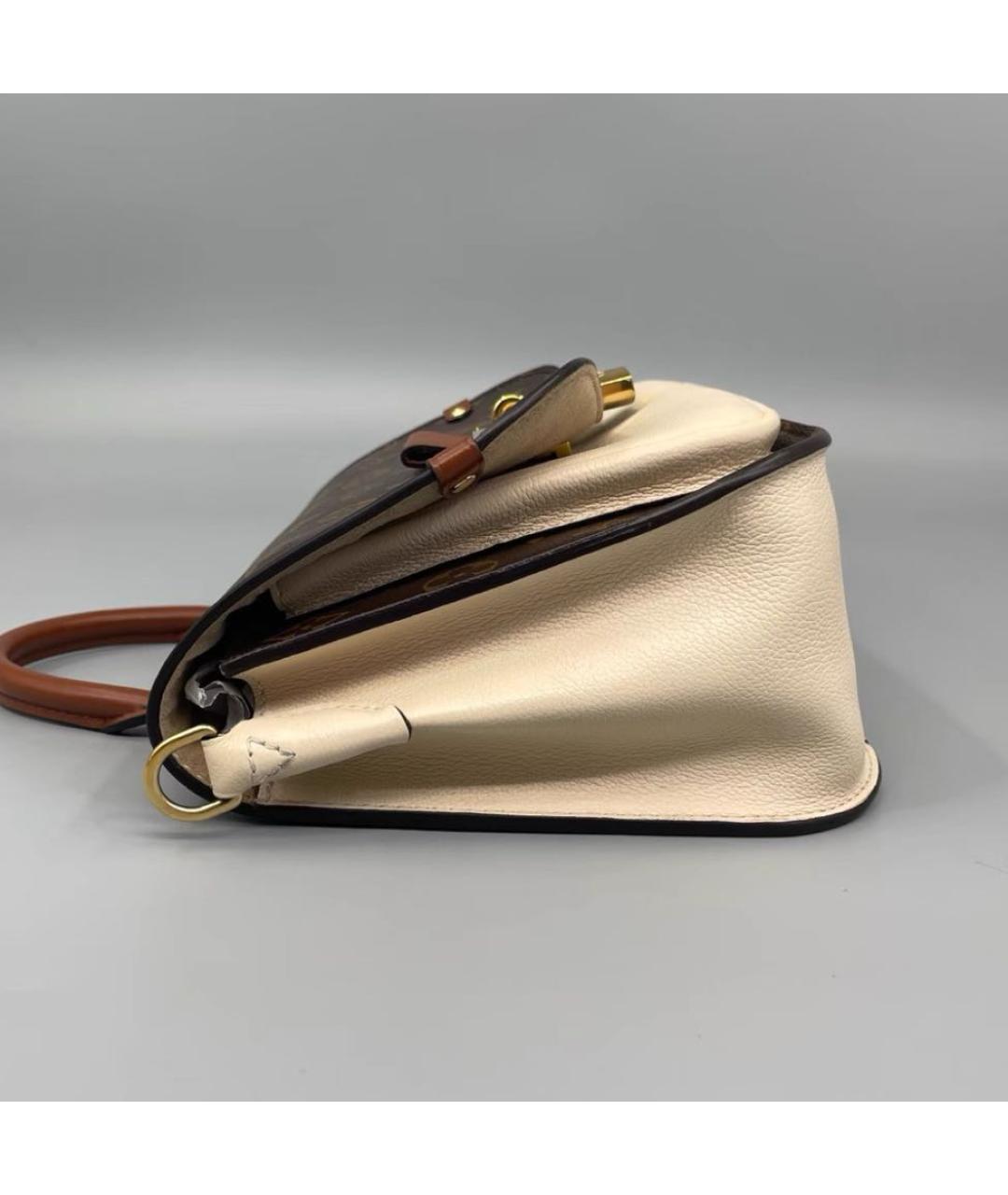 LOUIS VUITTON Коричневая сумка с короткими ручками, фото 5