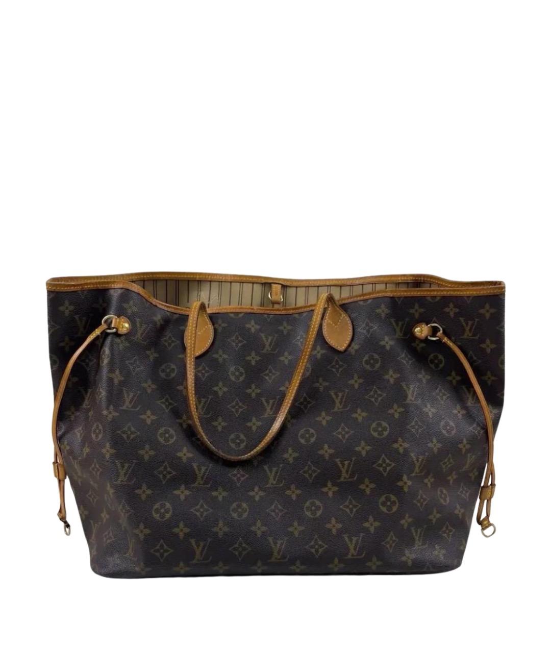 LOUIS VUITTON Коричневая сумка тоут, фото 1