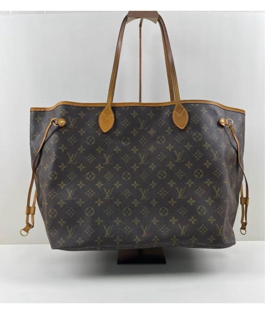 LOUIS VUITTON Коричневая сумка тоут, фото 2