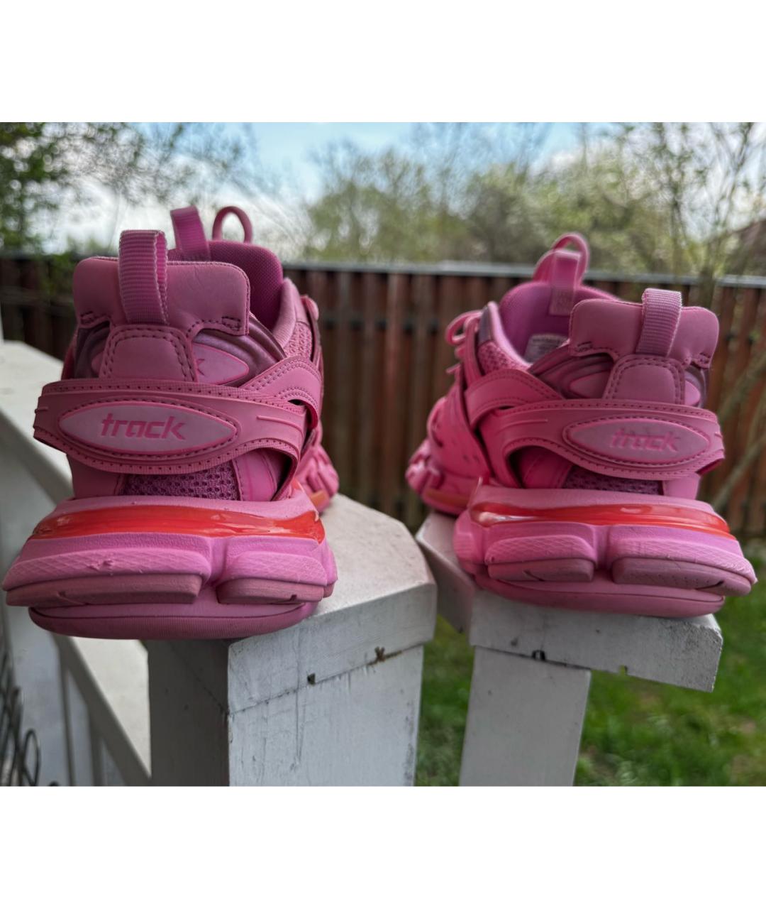 BALENCIAGA Розовые кроссовки, фото 4