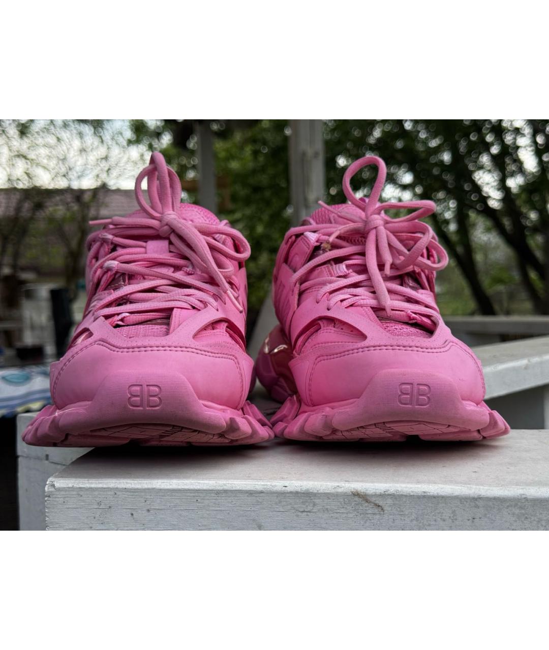 BALENCIAGA Розовые кроссовки, фото 2