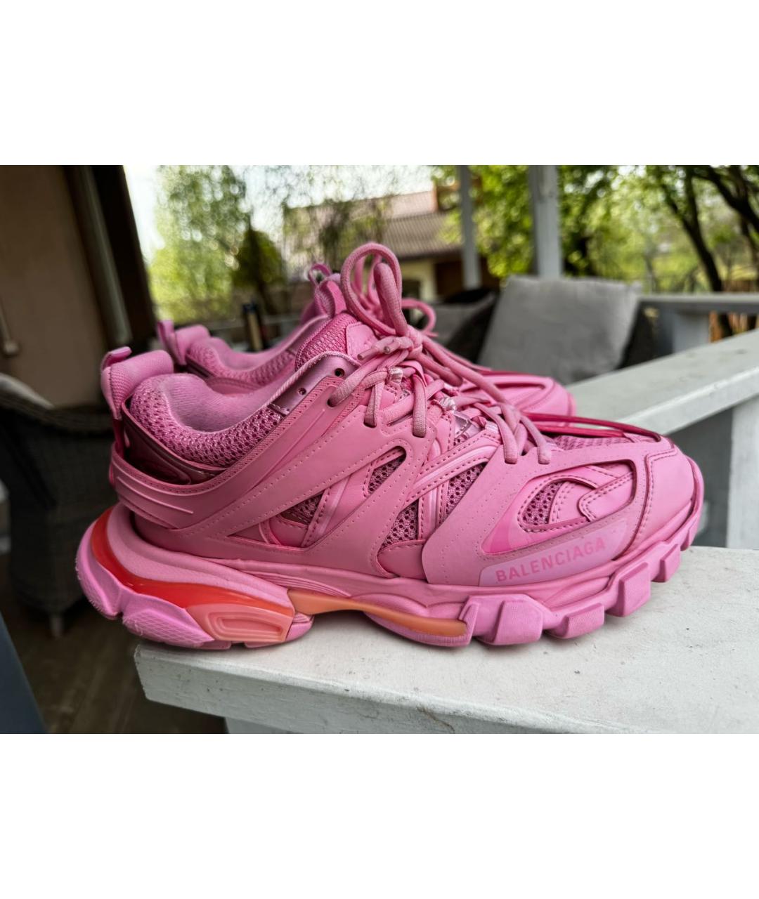 BALENCIAGA Розовые кроссовки, фото 9