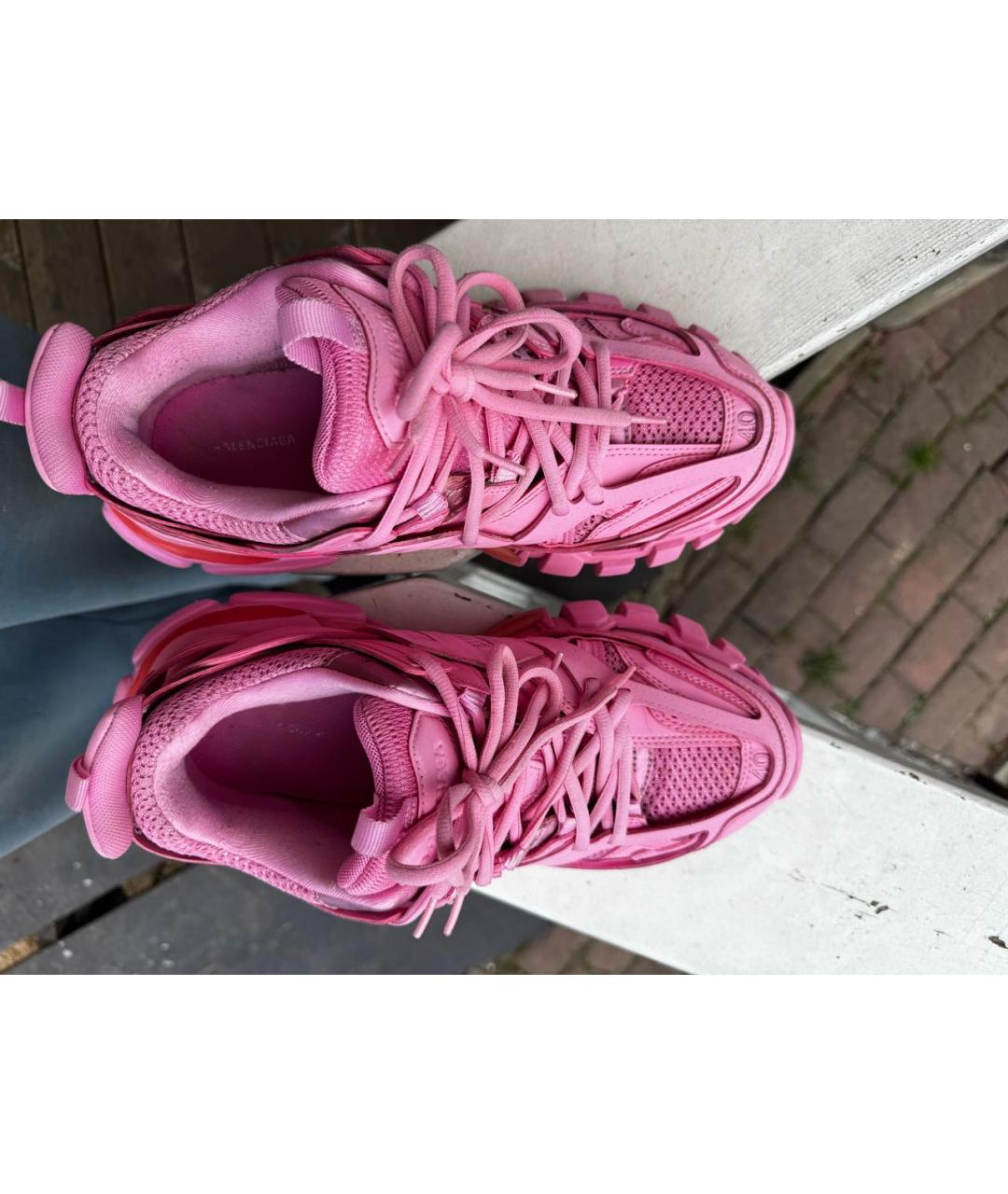 BALENCIAGA Розовые кроссовки, фото 3