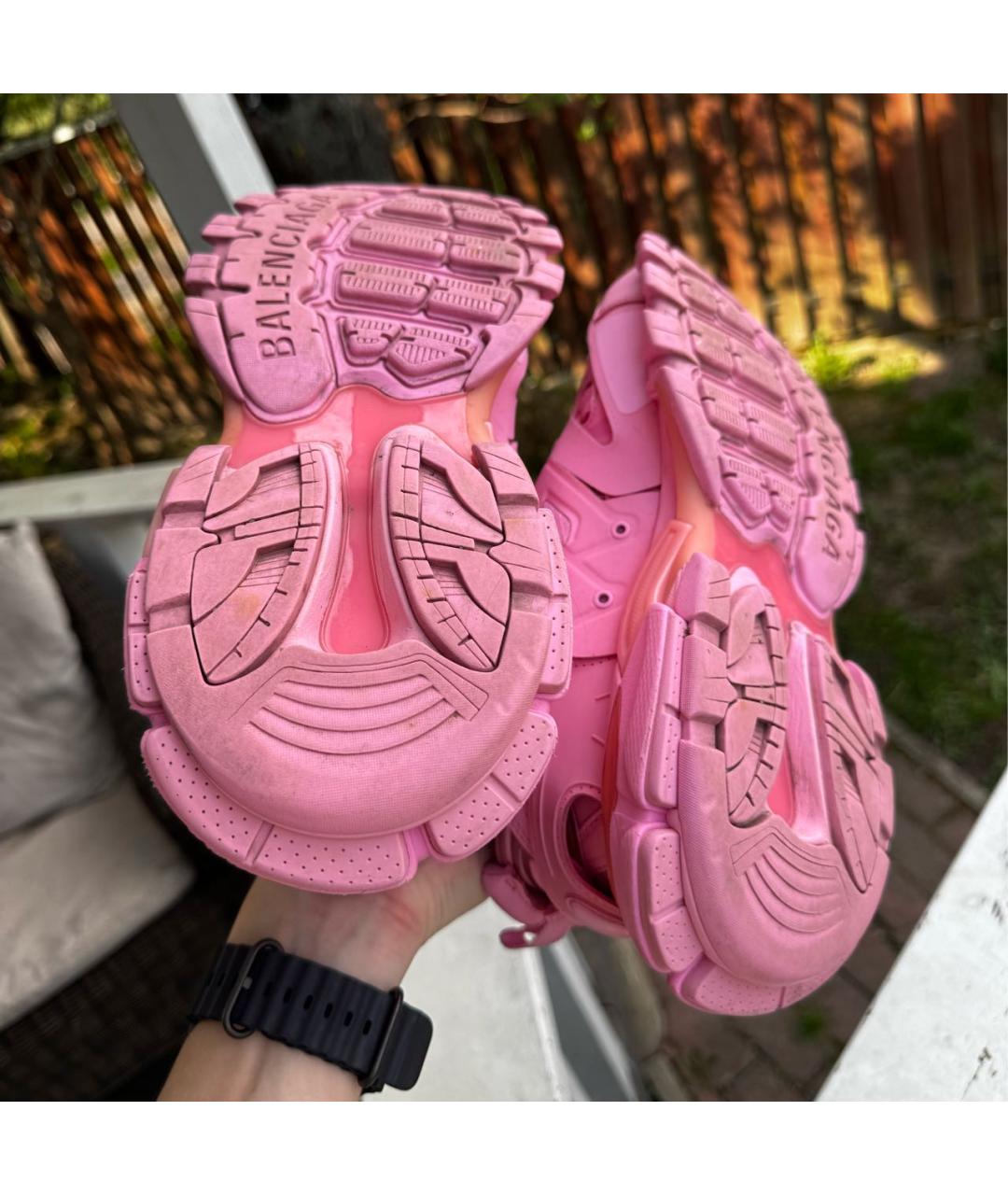 BALENCIAGA Розовые кроссовки, фото 7