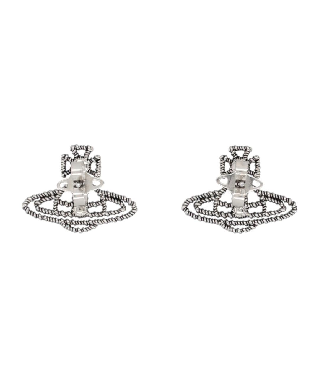 VIVIENNE WESTWOOD Серебряные металлические серьги, фото 6