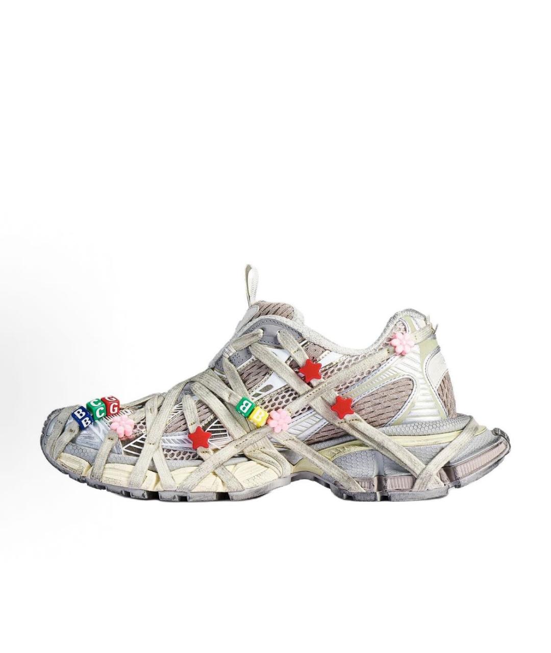 BALENCIAGA Серые кроссовки, фото 9